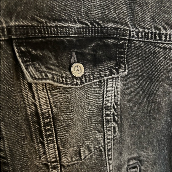 Anine Bing Charcoal Denim Jacket - Picture 3 of 6